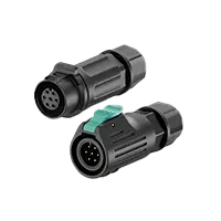 LP12 Solder Type 7Pin All Plastic Circular Plastic Wire Connector Waterproof Connector Aviation Plug Socket Wire to Wire