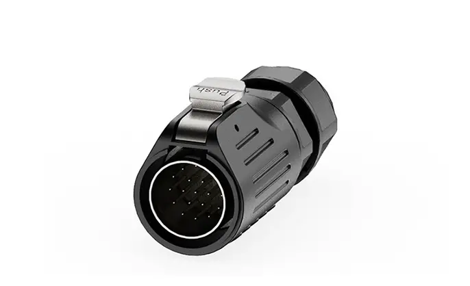 LP24 Waterproof Connector 24 Pin Aviation Plug Circular Connector Electrical Screw Connection Type