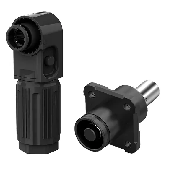 SCJ Crimp Socket Energyxa0Battery Storage Connector Black Negative IP67 Waterproof 250A Rotatable Energy Storage Connector