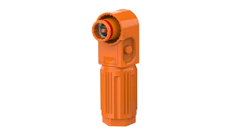 SCJ Crimp Socket Energyxa0Battery Storage Connector Orange Positive IP67 Waterproof 200A Non-Rotatable Energy Storage Connector
