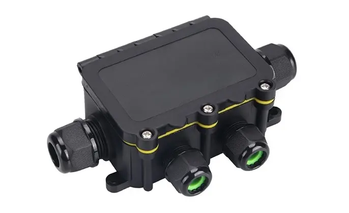 2068-6T Straight Through Watertight Junction Box with Terminal Block Waterproof IP68 External Junction Box