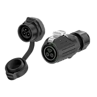 LP16 Panel Mount Waterproof 3 Pin Plug and Socket 10A Power Aviation Plug All Plastic Solder Type