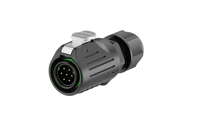 LP16 5A Power Solder Type 7 Pin Outdoor Waterproof Wire Connectors Aviation Plug  Plastic Circular Connector